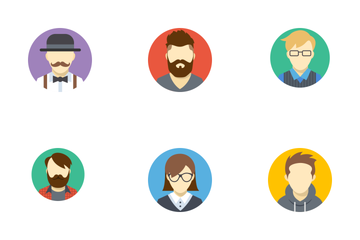 Free Avatars Flat Icons Icon Pack