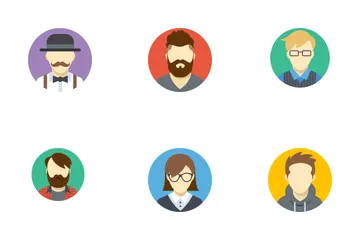 Free Free Avatars Flat Icons Icon Pack