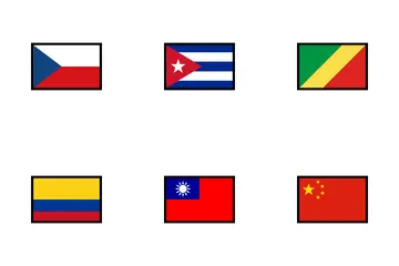 Free Bandera Paquete de Iconos