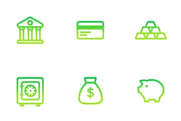 Free Banking And Atm Service Icon Pack