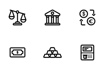 Free Banking And Atm Service Icon Pack