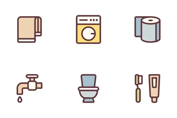 Free Baño Paquete de Iconos