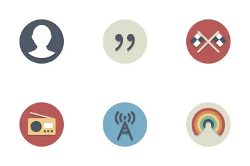 Free Beautiful Flat Icons Icon Pack