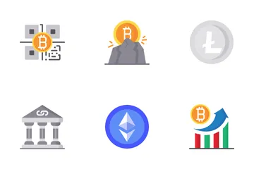 Free Bitcoin - Criptomoneda Paquete de Iconos