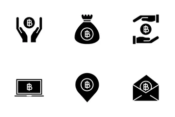 Free Bitcoin Solid Icon Pack