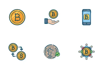 Free Bitcoin Technology Icon Pack