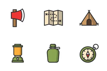Free Camping Icon Pack
