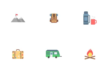Free Camping And Adventure Icon Pack