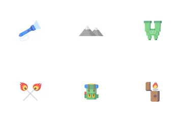 Free Camping And Adventure Icon Pack