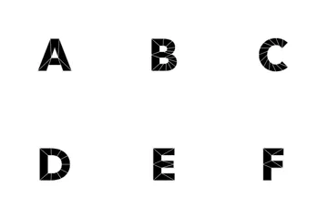 Free Caractère de l'alphabet Pack d'Icônes