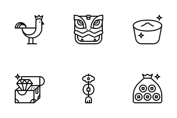 Free Chinesisches Neujahr Icon Pack