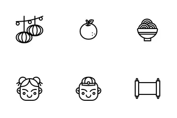 Free Chinesisches Neujahr Icon Pack