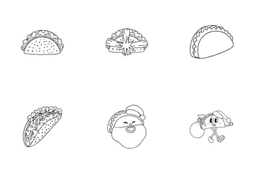 Free Christmas Tacos Icon Pack