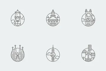 Free Cities Around The World Icon Pack