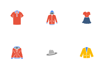 Free Clothing Colored Icons Icon Pack
