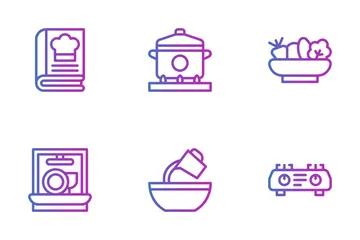 Free Cocinando Paquete de Iconos