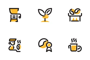 Free Coffee Beans Icon Pack