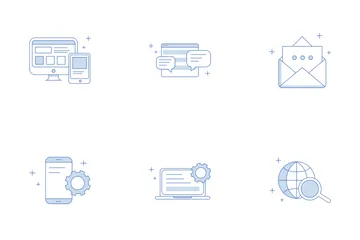 Free Communication And Connectivity Icon Pack