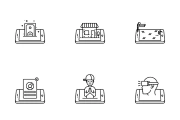 Free Conceptos móviles Paquete de Iconos
