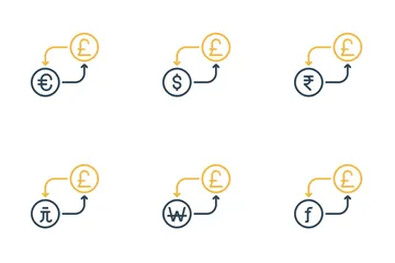 Free Conversão de Moeda – Libra Pacote de Ícones