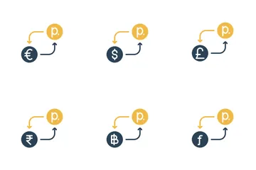 Free Conversão de Moeda - Rublo Pacote de Ícones