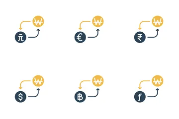 Free Conversion de devises - Gagné Pack d'Icônes