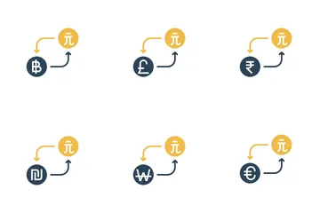 Free Conversion de devises - Dollar de Taïwan Pack d'Icônes