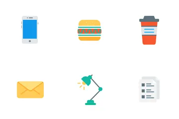 Free Material de oficina Paquete de Iconos