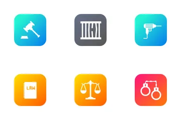 Free Crime et sécurité Icon Pack