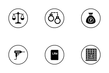 Free Crimen y seguridad Paquete de Iconos