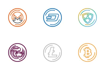 Free Criptomoneda Paquete de Iconos