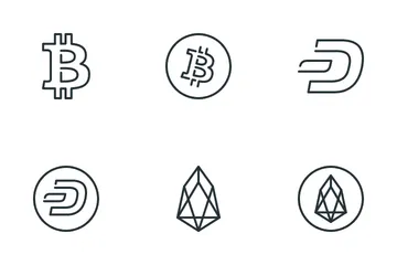 Free Crypto Coins Icon Pack