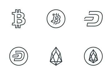 Free Pièces cryptographiques Pack d'Icônes