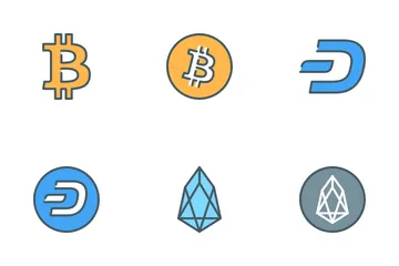 Free Pièces cryptographiques Pack d'Icônes