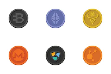 Free Cryptocurrency  Icon Pack