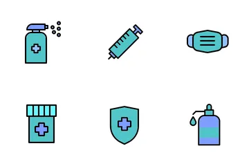 Free Cura del virus Corona Icon Pack