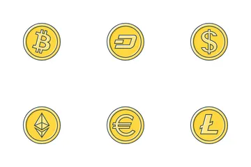 Free Currency And Cryptocurrency Icon Pack