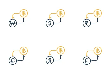 Free Currency Conversion - Bitcoin Icon Pack