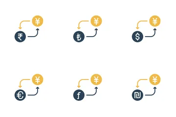 Free Currency Conversion - Yen Icon Pack