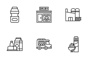 Free Dairy Products Icon Pack