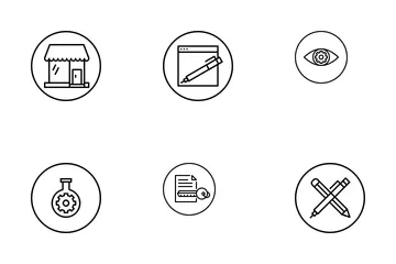 Free Web, SEO y desarrollo Vol 3 Paquete de Iconos