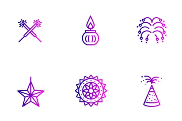 Free Diwali Paquete de Iconos