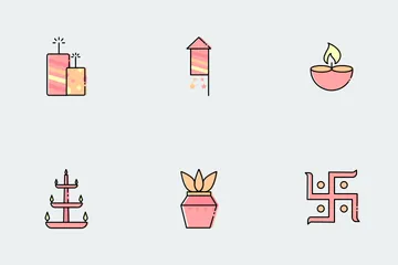 Free Diwali-Elemente Symbolpack