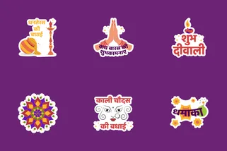 Diwali Stickers - 2