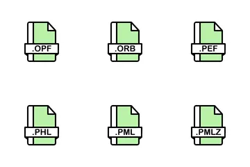 Free E-books File Format Icon Pack