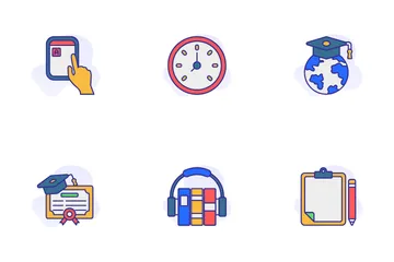 Free Educación escolar Icon Pack