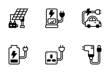 Free Electric Station Icon Pack