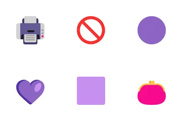 Free Emoji de interfaz de usuario fluida Paquete de Iconos