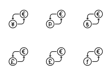 Free Euro Pacote de Ícones