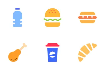 Free ファーストフード アイコンパック